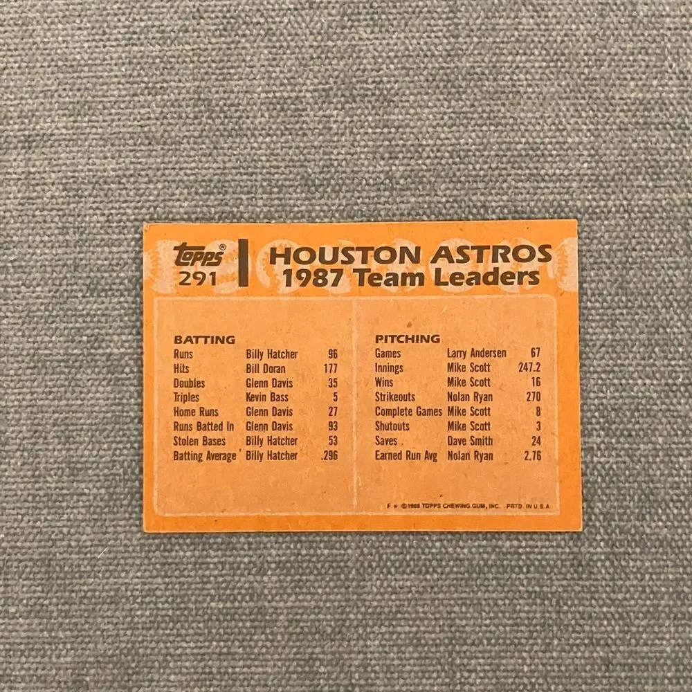 1988 Topps Boston Red Sox Baseball Card Trading Card